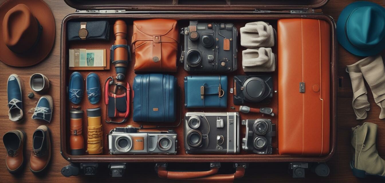 Packing travel gear